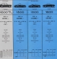 Preview: Volkswagen Modelprogram 1967 two Carbrochures (9581)